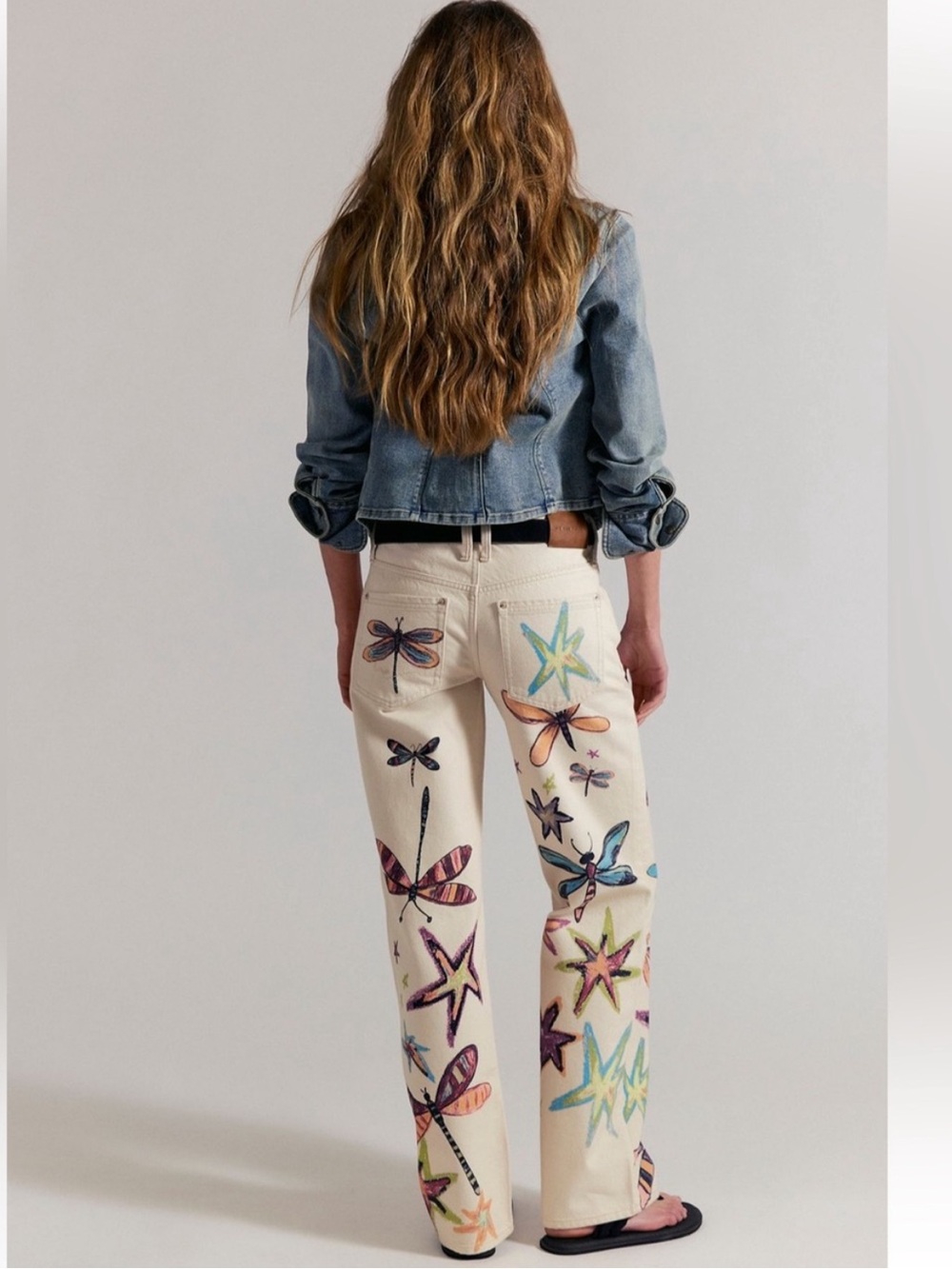 ▪️NWT Free People We The Free Tennessee Low-Rise Illusions Jeans Dragonfly 29 - Picture 5 of 15